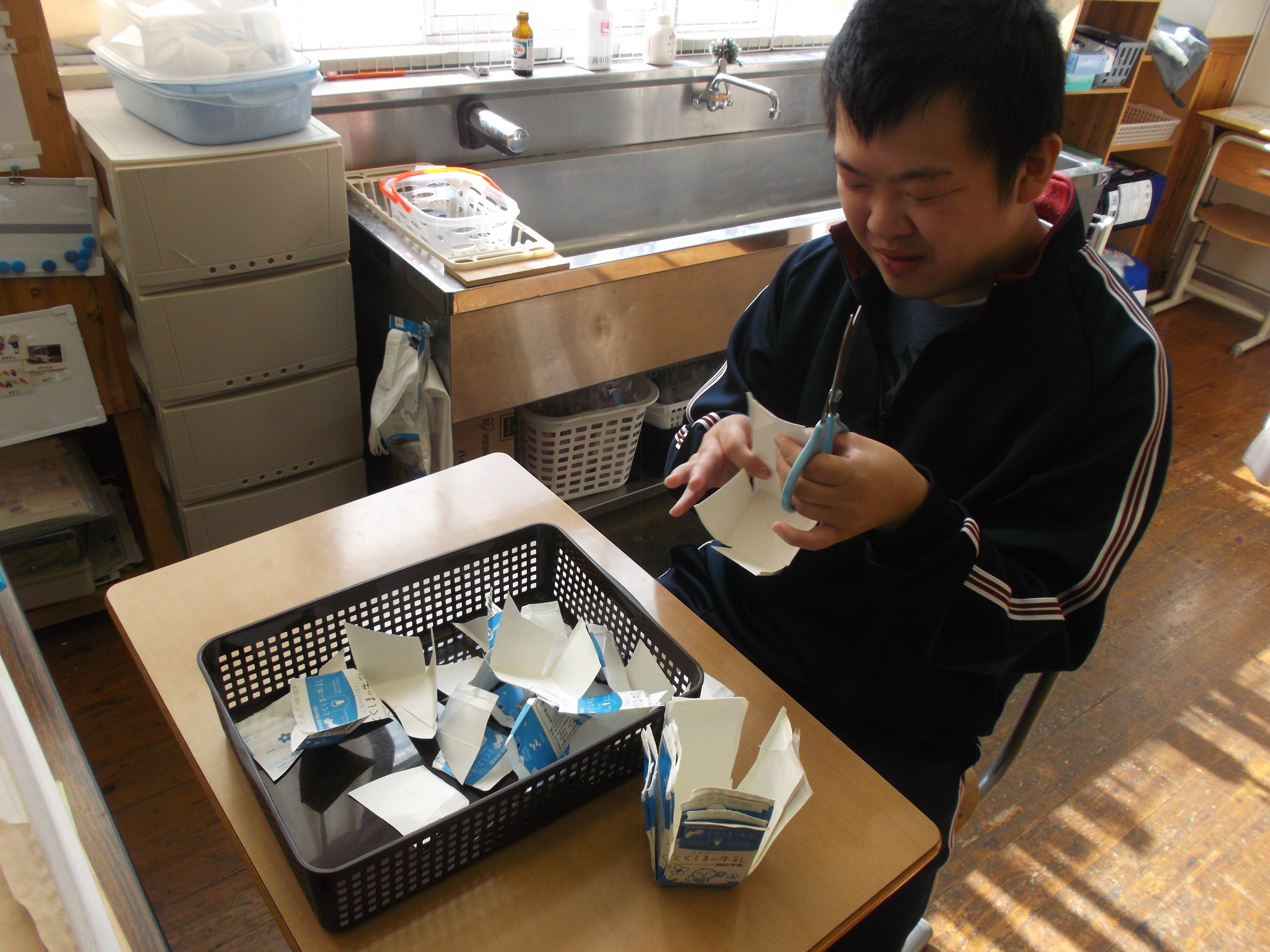 校内実習(吉田リサイクル)