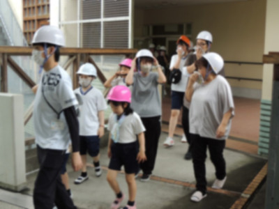 避難の様子だよ