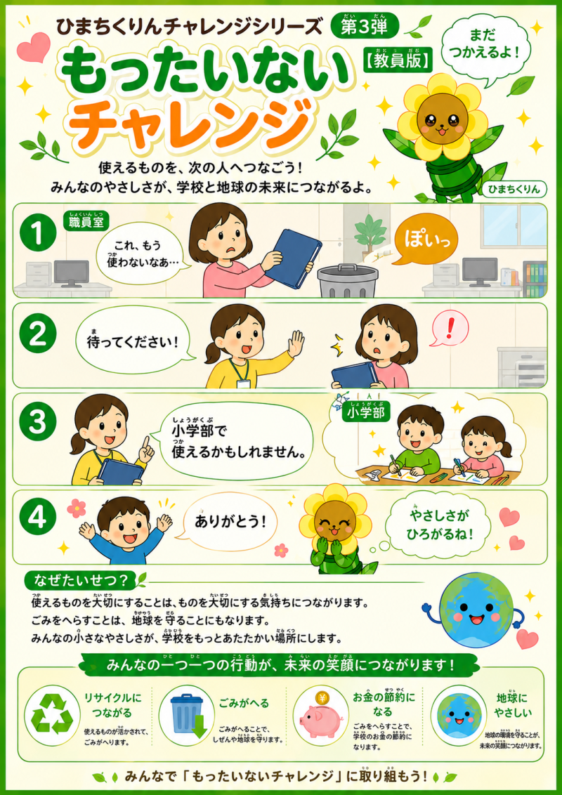 もったいないチャレンジ教員版